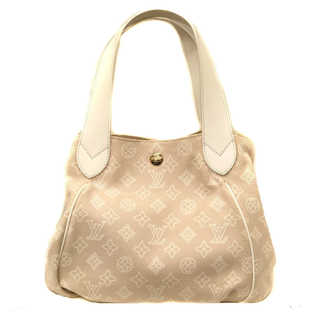 Louis Vuitton Beige Bag Beach Ipanema Cabas Canvas Tote Handbag